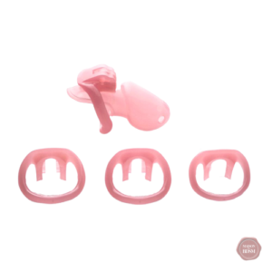 Accessoire de chasteté V3 en résine, teinte rose