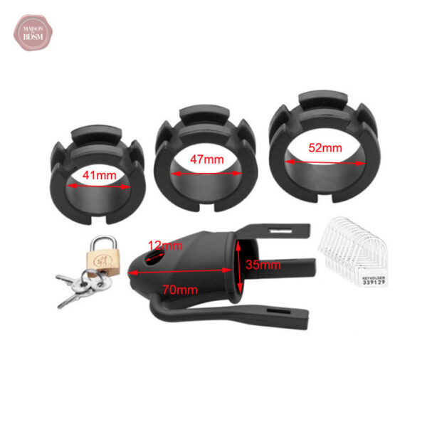 Accessoire de chasteté portable, idéal pour déplacements