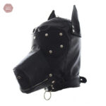 Cagoule BDSM en matériau souple et ajusté