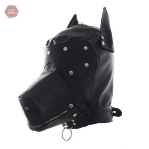 Cagoule BDSM en matériau souple et ajusté