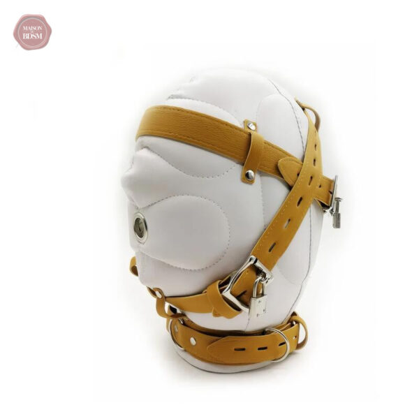 cagoule-bdsm-cuir-blanc-1 Cagoule BDSM en cuir blanc