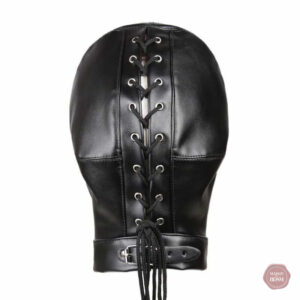 Masque BDSM en similicuir, idéal pour la soumission