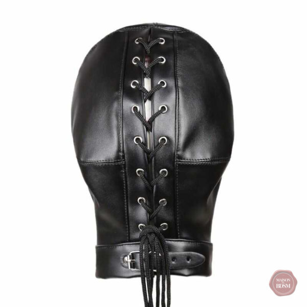 Masque BDSM en similicuir, idéal pour la soumission