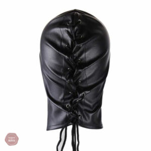 Cagoule ajustée pour jeux de rôle BDSM intenses