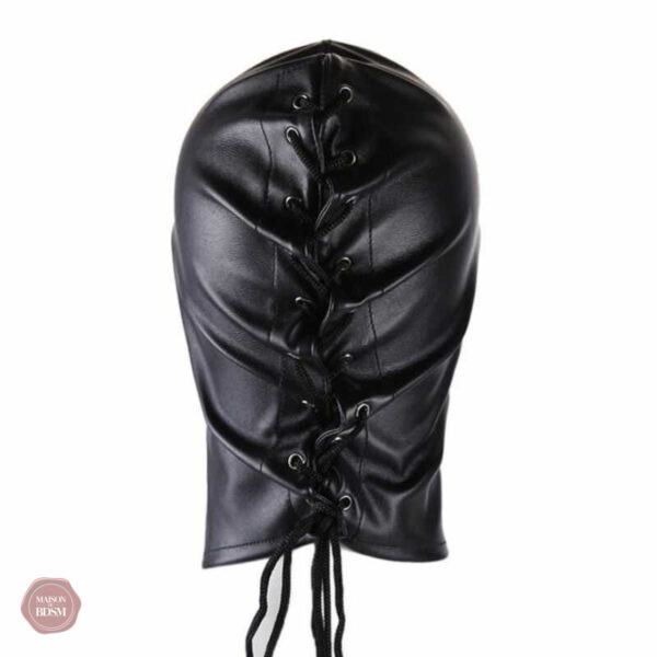 Cagoule ajustée pour jeux de rôle BDSM intenses