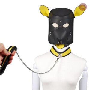 Accessoire BDSM en cuir pour chien