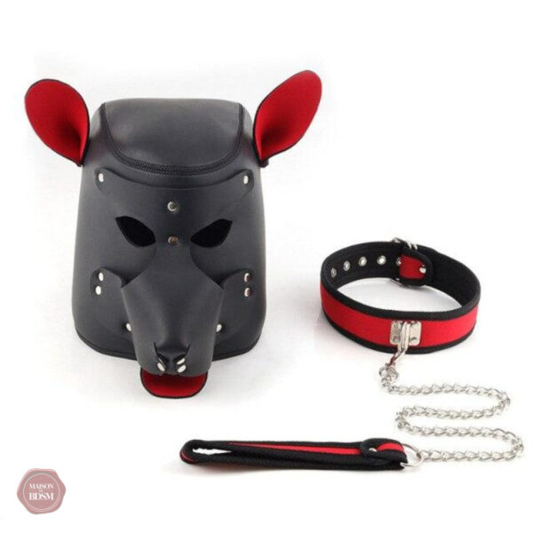 Cagoule canine en cuir, confort et esthétique