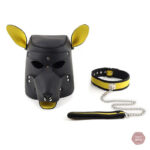Cagoule BDSM pour chien, look audacieux
