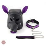 Accessoire en cuir pour jeux de rôle canins