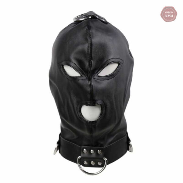 cagoule-fetish-1 Cagoule Fetish Esclave en matériau souple et ajustable
