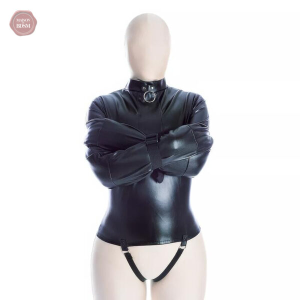 Camisole de force BDSM complète en matériau résistant