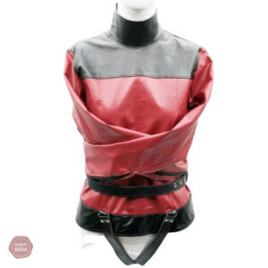 Camisole de force en cuir pour jeux BDSM