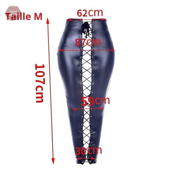 Camisole de force noire pour jeux de rôle