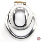 Cage de chasteté CC01 en acier, 6,1 cm