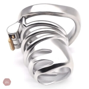 Accessoire en acier pour chasteté, taille 6,1 cm