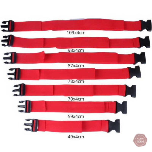Menottes de bondage ajustables en nylon