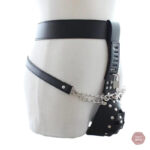 Ceinture de chasteté en cuir PU
