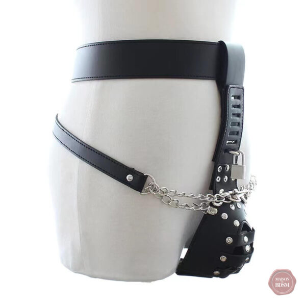 ceinture-de-chastete-bdsm-en-cuir-pu-1 Ceinture de chasteté en cuir PU