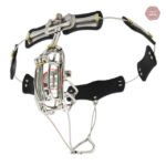 Cage de chasteté sécurisée en acier inoxydable