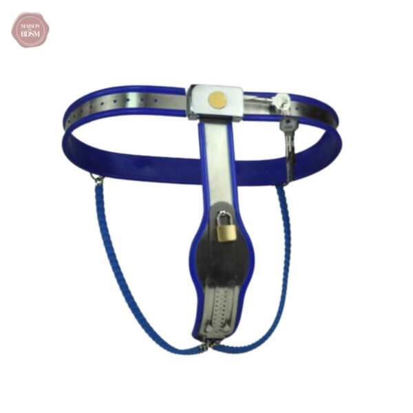 ceinture-de-chastete-en-forme-de-y-en-acier-inoxydable-po-bntjl2-1 Ceinture de chasteté Y en acier inoxydable pour femme bleue