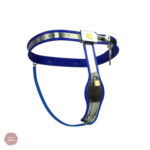 Ceinture de chasteté bleue, design en Y pour femmes