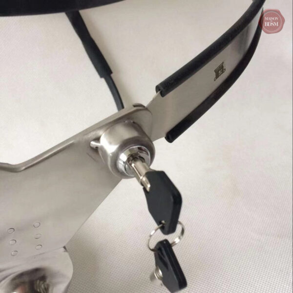 Ceinture de chasteté pour homme, taille réglable