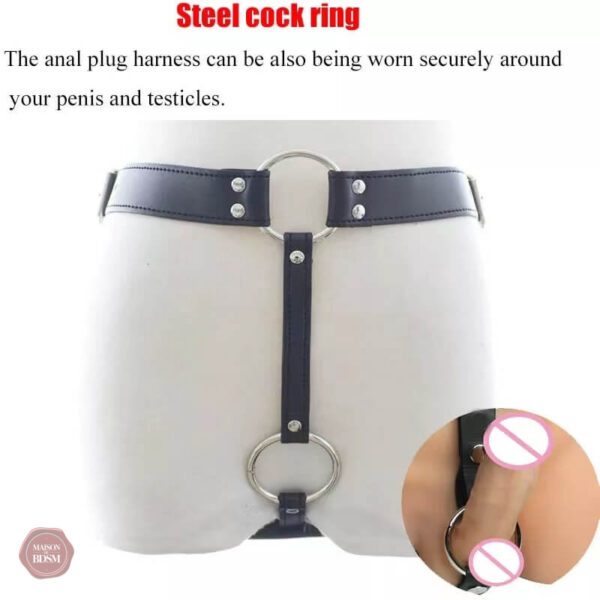 Ceinture de chasteté ajustable pour domination
