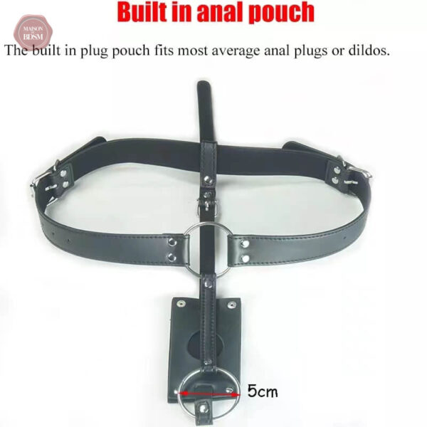 Ceinture de chasteté en cuir pour jeux de rôle