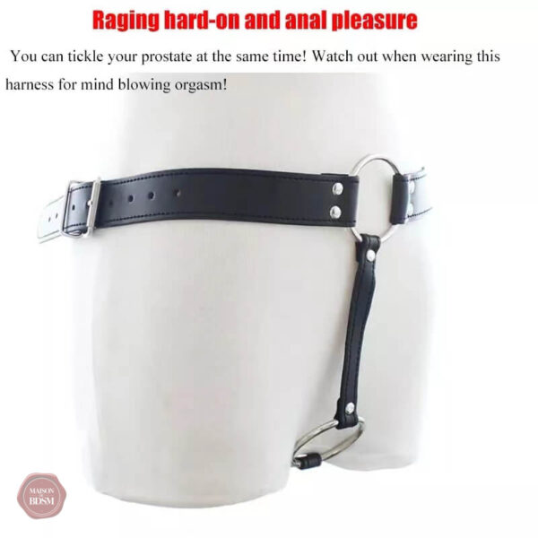 Accessoire de soumission masculine en cuir