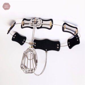 Ceinture de chasteté ajustable pour homme