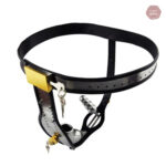 Ceinture de chasteté homme verrouillée, 90-110 cm