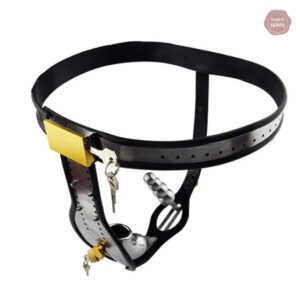 Ceinture de chasteté homme verrouillée, 90-110 cm