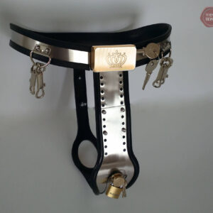 Ceinture de chasteté noire pour femme élégante et discrète