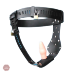 Ceinture de chasteté avec plug anal pour femmes