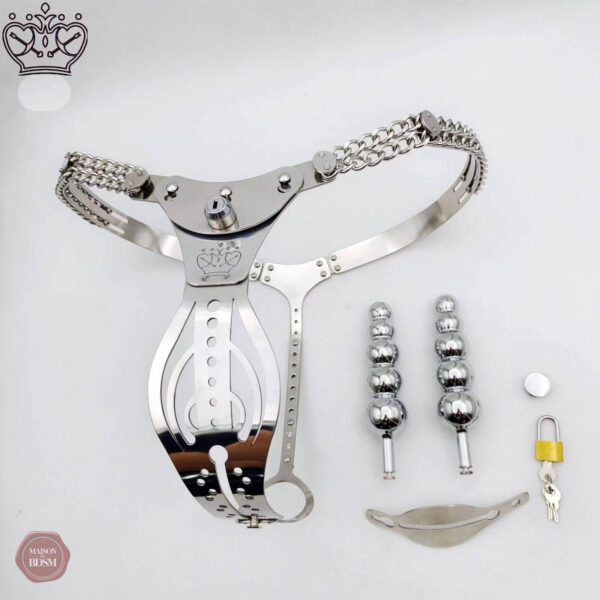Accessoire de chasteté féminin ajustable