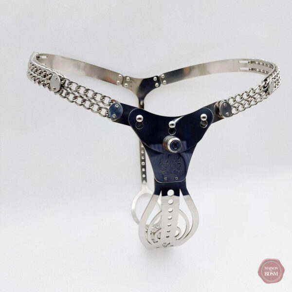 Dispositif de chasteté pour femmes, taille personnalisable