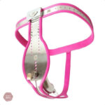 Ceinture de chasteté rose pour hommes