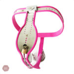Ceinture de chasteté pour homme en rose