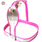 Modèle rose de ceinture de chasteté masculine
