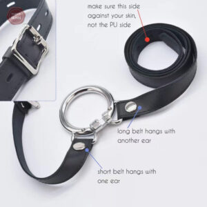 Cuir de qualité pour ceinture de chasteté