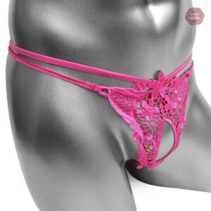 Chaîne en dentelle avec trou pour pénis