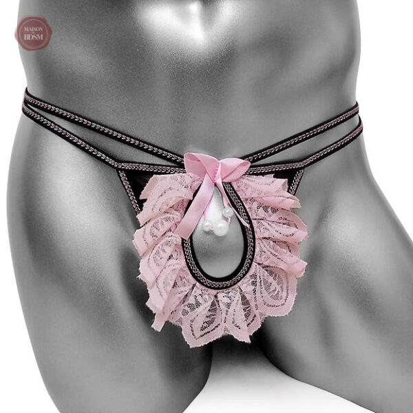 Chaine décorative pour homme en dentelle