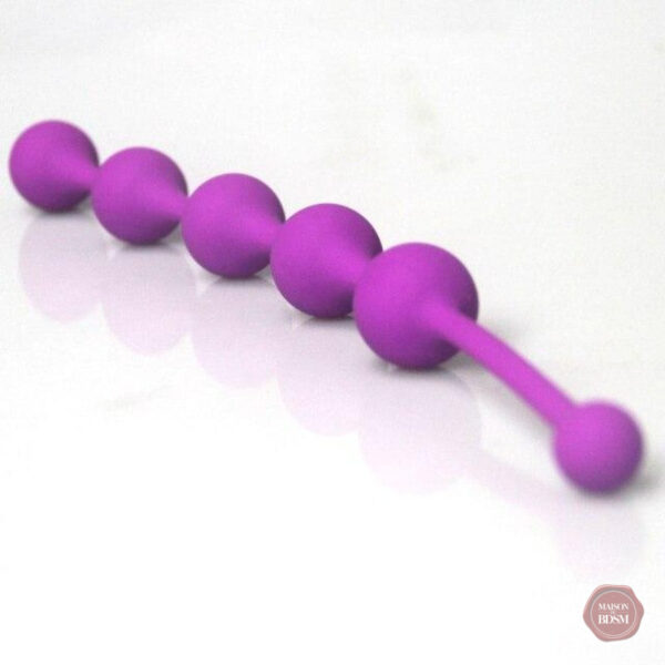 Accessoire de plaisir anal avec perles stimulantes