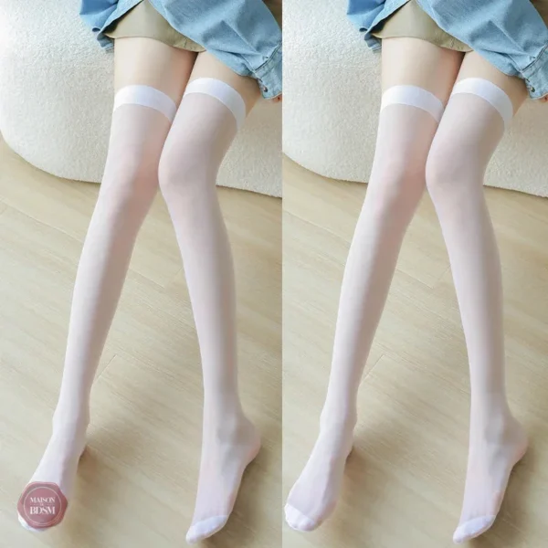 Chaussettes porte-jarretelles en style Lolita élégant