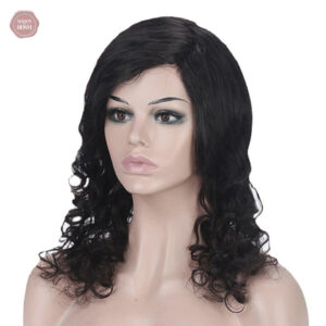 Cheveux humains mi-longs pour un style élégant