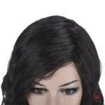 Cheveux humains de qualité, mi-longs pour toutes occasions