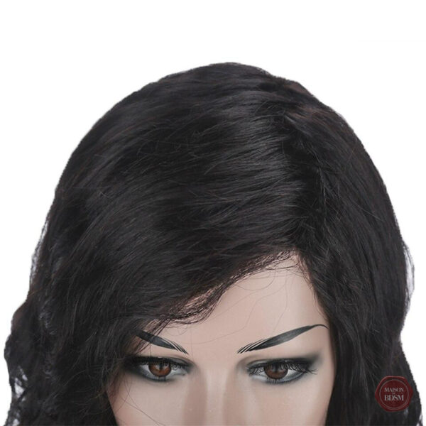 Cheveux humains de qualité, mi-longs pour toutes occasions