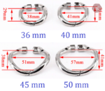 Accessoire de chasteté, cockring ajustable et confortable