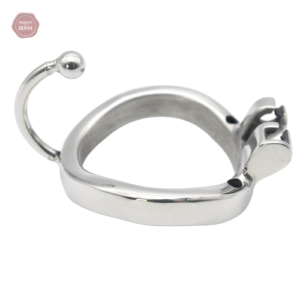 Cockring cage de chasteté avec séparateur de testicules