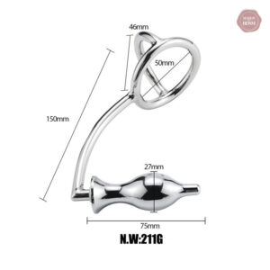Jouet intime : plug anal avec fonctionnalité de cockring